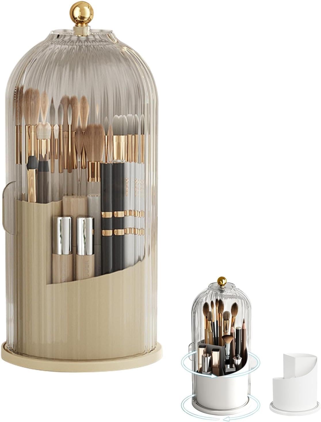 Celito™ Rotating Makeup Brush Holder