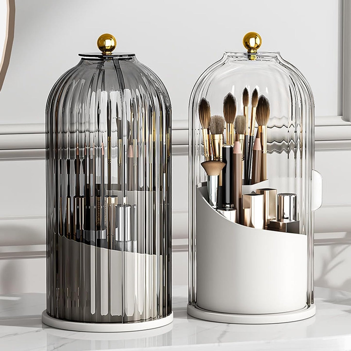 Celito™ Rotating Makeup Brush Holder